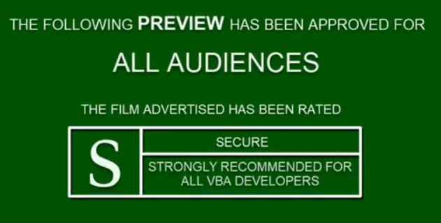 Otto Gonzalez,​ Excel MVP, reviews the VBA Code Cleaner powered by Ribbon Commander with a Hollywood inspired video introduction LOL! youtu.be/u0KjbiBP19A 
<a href="/msexcel/">Microsoft Excel</a> <a href="/Office365/">Office 365</a> <a href="/Office/">Microsoft Office</a> <a href="/RibbonCommander/">Ribbon Commander</a>