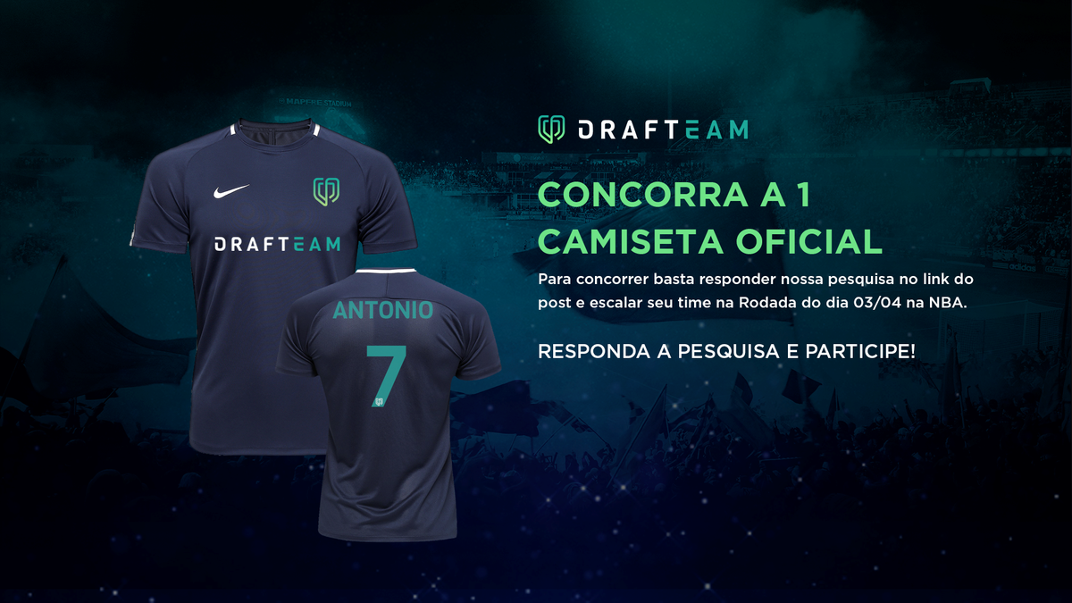 drafteam's tweet photo. https://t.co/76dJQqnF3i
#NBA #NBAnoSporTV #EPL #PremierLeague #fantasy #futebol #brasileirao #Brasil #Neymar #basketball #soccer #drafteam https://t.co/nQrN0fPkIV