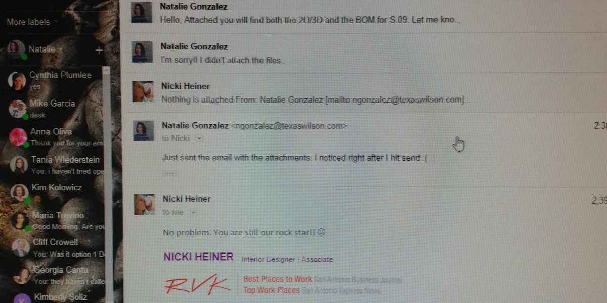 nataliee99's tweet photo. I have a bad habit of forgetting to attach my files to my emails but at least I'm still a rock star to them 😿💕💕 #MeChiflan https://t.co/HzCZy9abMO