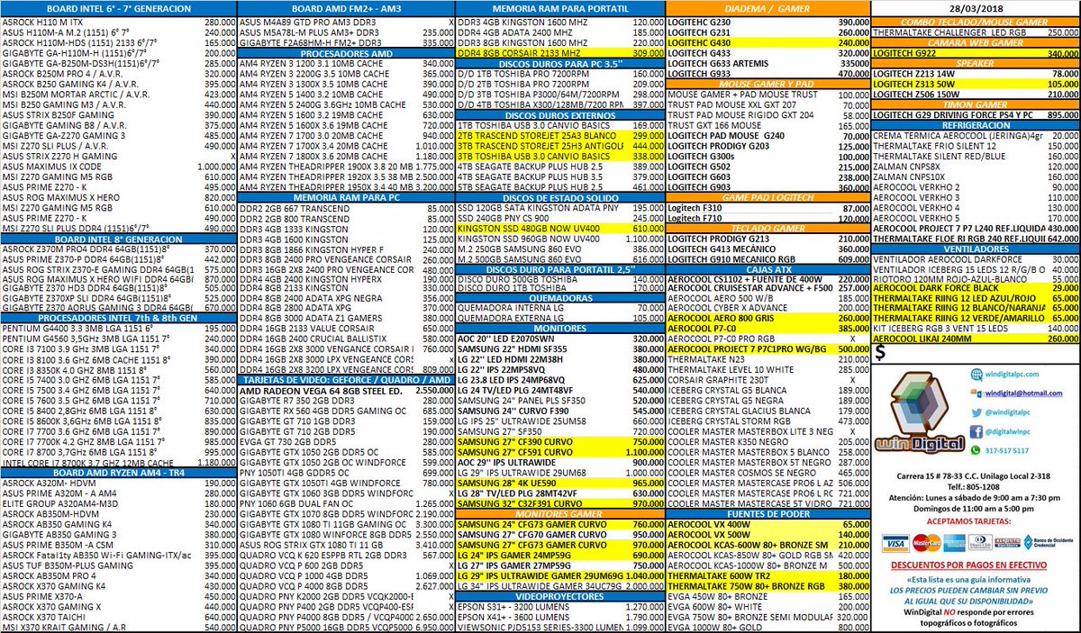 Oferta en Monitores Gamer, obtén tu descuento para pagos en efectivo. Te esperamos en nuestra tienda de lunes a sábado de 9:00 am a 7:30 pm y los domingos de 11:00 am a 5:00 pm