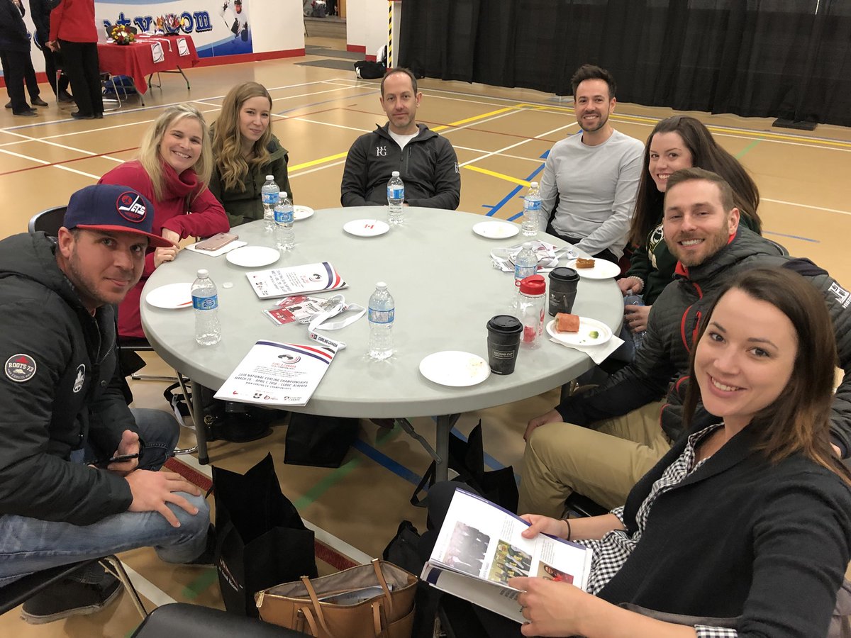 CurlingCanada's tweet photo. Busy times at the @leducrec for #curl4canada! Final games, round robin games and games yet to come #cucc2018 #cccc2018 #cwcc2018 #cmdcc2018 https://t.co/qtnvhXS8yA