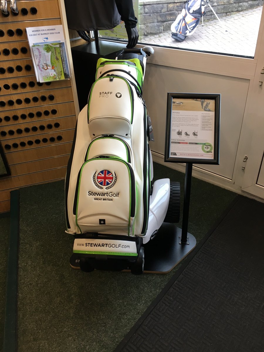 We are now a demonstration centre for ‘Stewart’ golf Trollies. #stewart #followme