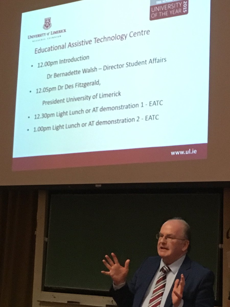 Employab's tweet photo. It was great to see the hard work gone into the new #EducationalAssistiveTechnologyCentre which was officially launched by Des Fitzgerald @ULPresident @UL today #EATC - well done https://t.co/FsLvTGCzZe