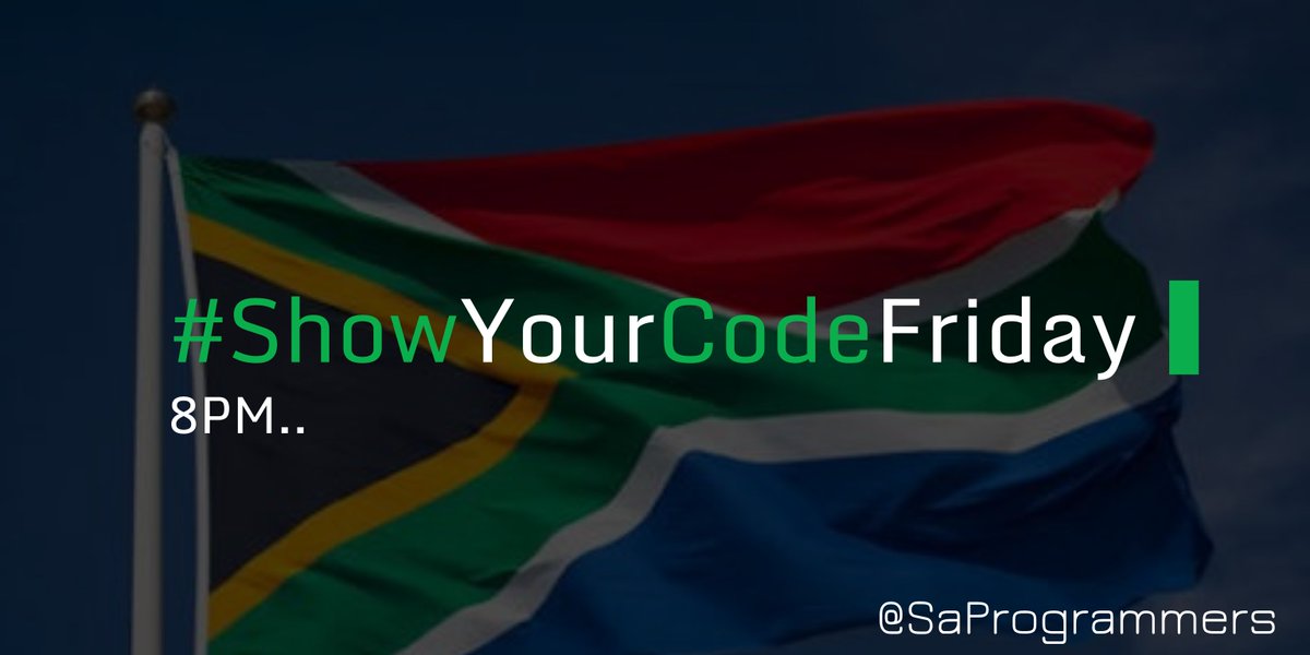 SaProgrammers's tweet image. S.A🇿🇦 Programmers, Want to show us what you been busy with? Share Your Code This Friday, 8PM.  

Please Include the Following(Optional): 
1. Screenshot of your Code
2. Project Name.
3. Language Used
4. Framework(s) Used

⚠️: Always Censor sensitive code. 
#ShowYourCodeFriday