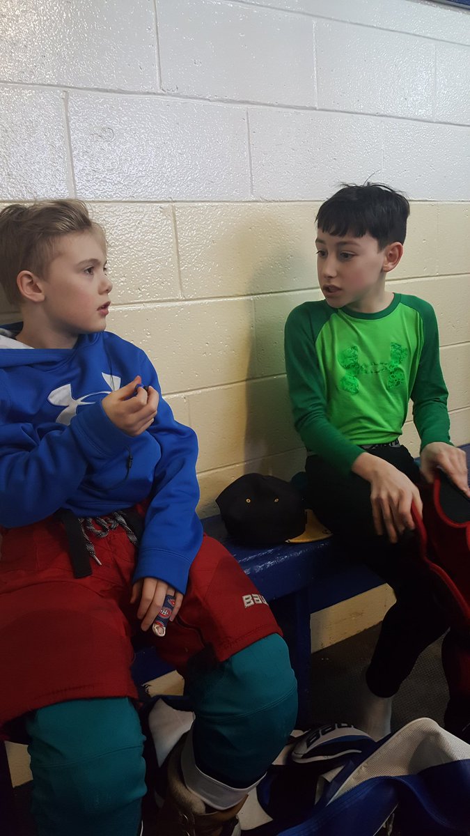 AmySetreppt's tweet photo. 40 minutes till championship game puck drop for the @PmhaWarriors Sharks. Send us some good vibes over on Bell Island!!!!! https://t.co/CFPODatVDG
