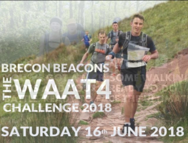 Join the Challenge on Saturday 16th June 2018 at waat4.co.uk