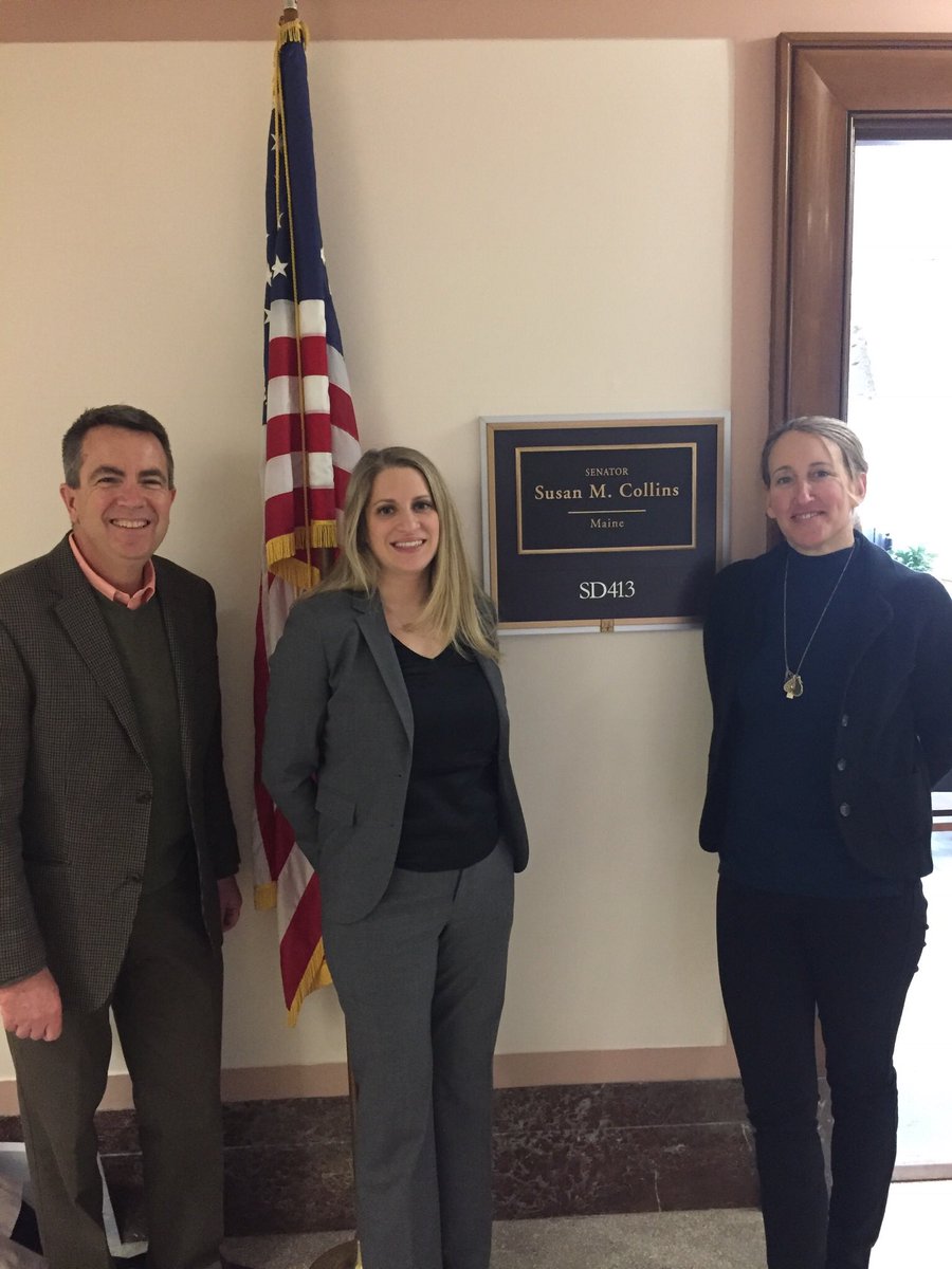 Thanks @SenatorCollins staff for a great meeting on #kidneyx! #KidneyAdvocates @ASNAdvocacy