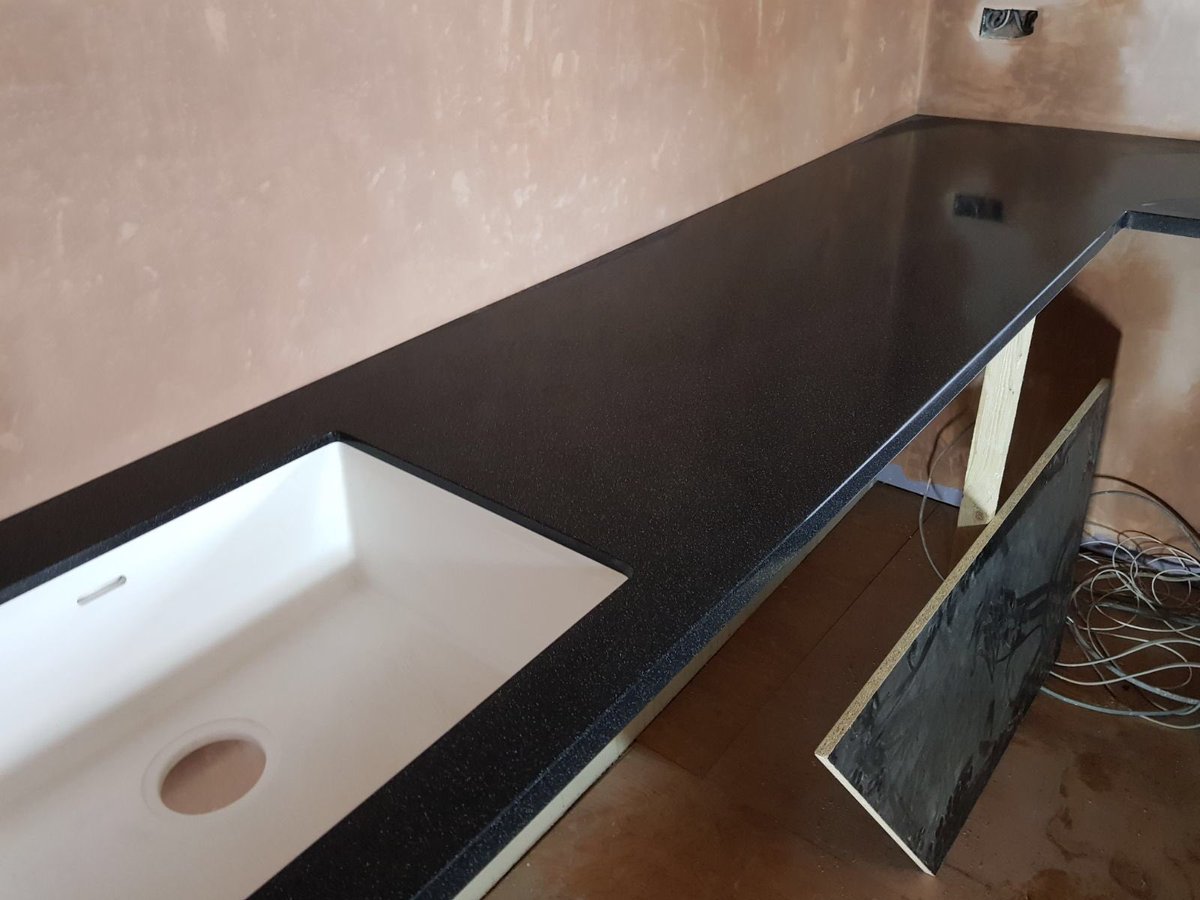 Hawdon Work Surfaces Ar Twitter Corian Deep Black Quartz