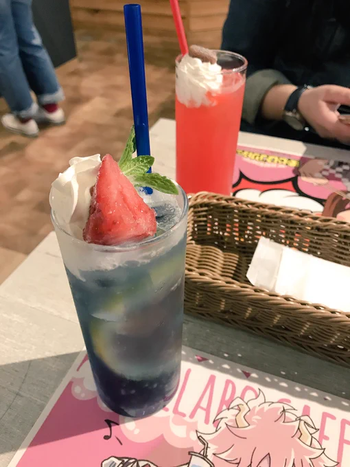 蓮ちゃんとコラボカフェしてきたー❤️普通にキムチ食べたくて切島くん✨ 
