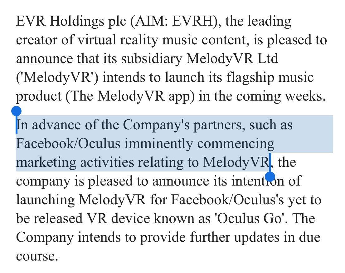 BigGibUK's tweet photo. #EVRH sooooooo basically our PARTNER 😘 Facebook / Oculus are about to start marketing MelodyVR with global launch in the coming weeks 🤔🚀 https://t.co/9HbNG9hHcy