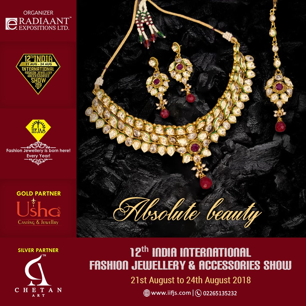iifjas's tweet photo. Get ready to engage with the pleasing #fashion and costume #jewellery at #IIFJAS. To register, visit: https://t.co/d7UTosWrQ1
#JewelleryExhibition #FashionJewellery #Necklace #Mumbai https://t.co/osu14jQh7y