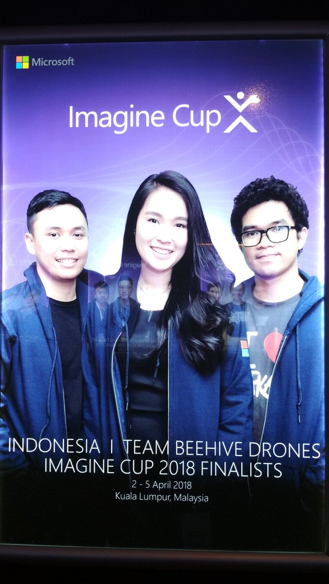 Congrats Beehive Drones for become Top 7. #ImagineCup #Indonesia
