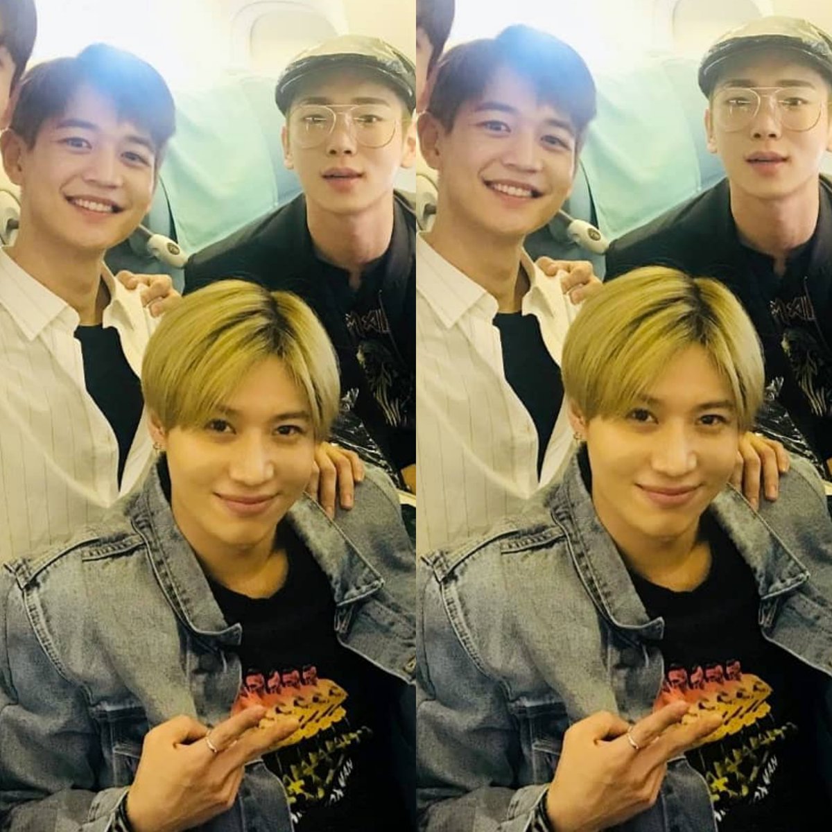 honeythinking's tweet photo. 아니 꼴라주로 자르니깐 이게 한계네 ㅠㅠ
태민이 어깨에 살폿 올려져있는 민호 손 죠으다😇 https://t.co/mY2KndA1I8