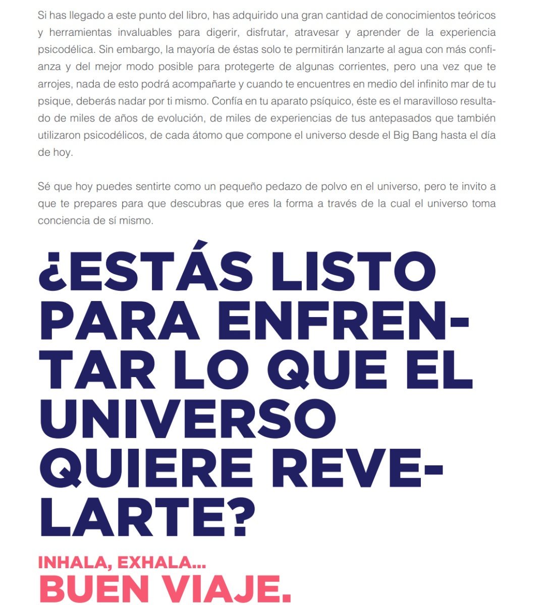 lisergicos's tweet image. Tengo una rara costumbre... Leo siempre el último párrafo de un libro antes de decidir si lo leo o no...
Para ayudarte, acá te dejo la última página de mi Manual para Viajeros en LSD.

Lo consigues impreso 📕 y en digital 📱 en lisergicos.xyz