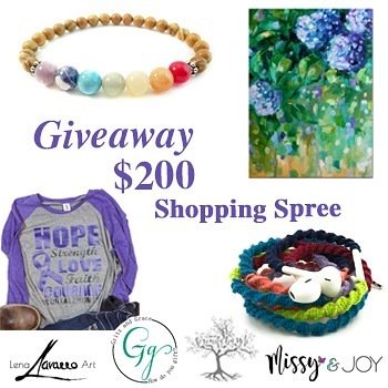 MissyAndJoy's tweet photo. What would you choose if you won this Sweepstakes? The winner will receive $200 in gift cards to purchase your favorites from our stores! Don’t forget to follow us @missyandjoy @serenitybyyeli @lena_navarro_art @gritzandgracedesign

Giveaway ends April 8… https://t.co/RM8i6FZEzN https://t.co/PnOBLyKoT2