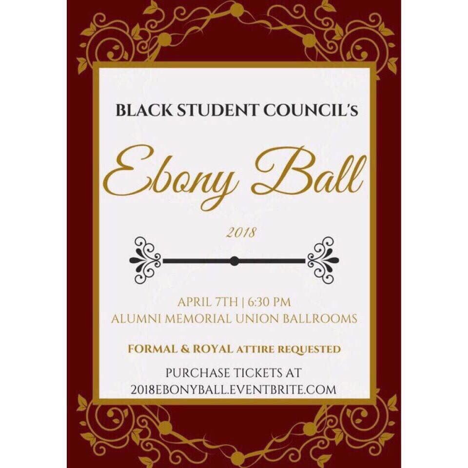 2 days until our “Royal” Ball! Get your tickets using the link in our bio by Friday! #EbonyBall2018 #BSCofMU #royal #blackExcellence