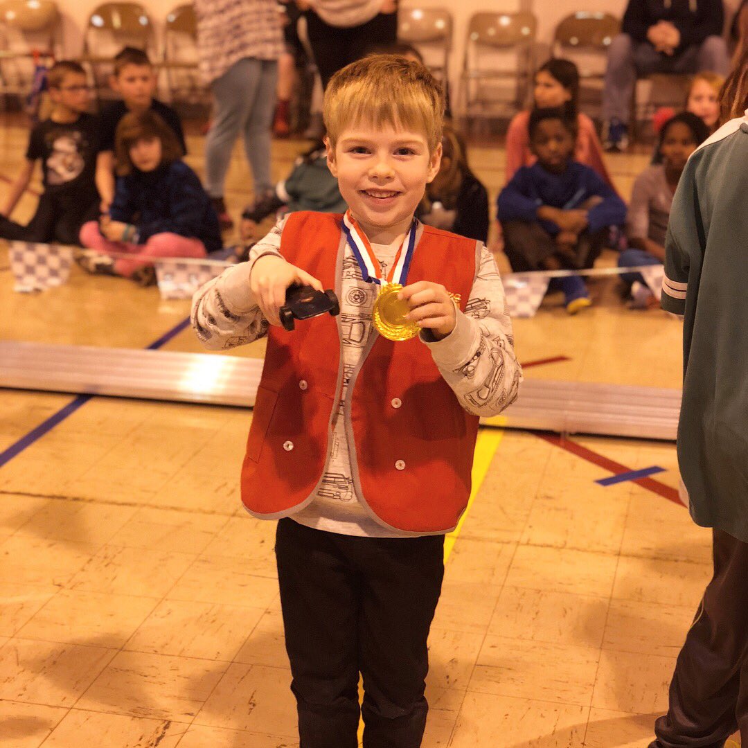 AshleyJHerr's tweet photo. Ethan took home the hardware from tonight’s Redemption Grand Prix at @Awana! So much fun watching the boys race! Sean took 2nd in his heat. Thx to all the @RedemptionBC leaders who made tonight so much fun! #RBCGrandPrix #awana #grandprix #pinewoodderby #racing #rbcmp #f1 #nascar https://t.co/OaD53ZKVIS