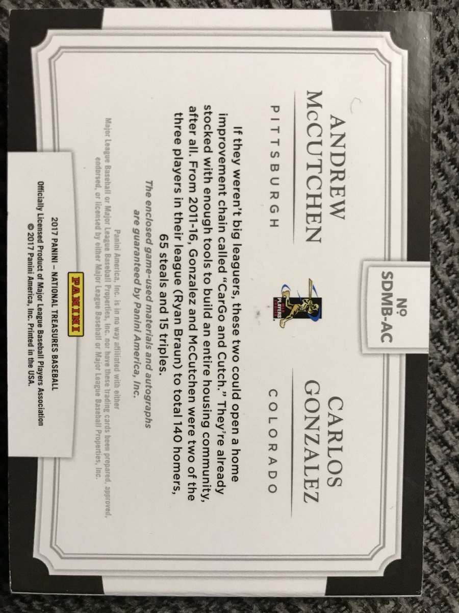 ToddRearden's tweet photo. @PaniniAmerica just sent me an awesome @JaspysHobbyland hit!!! https://t.co/hDmNk7AY2B