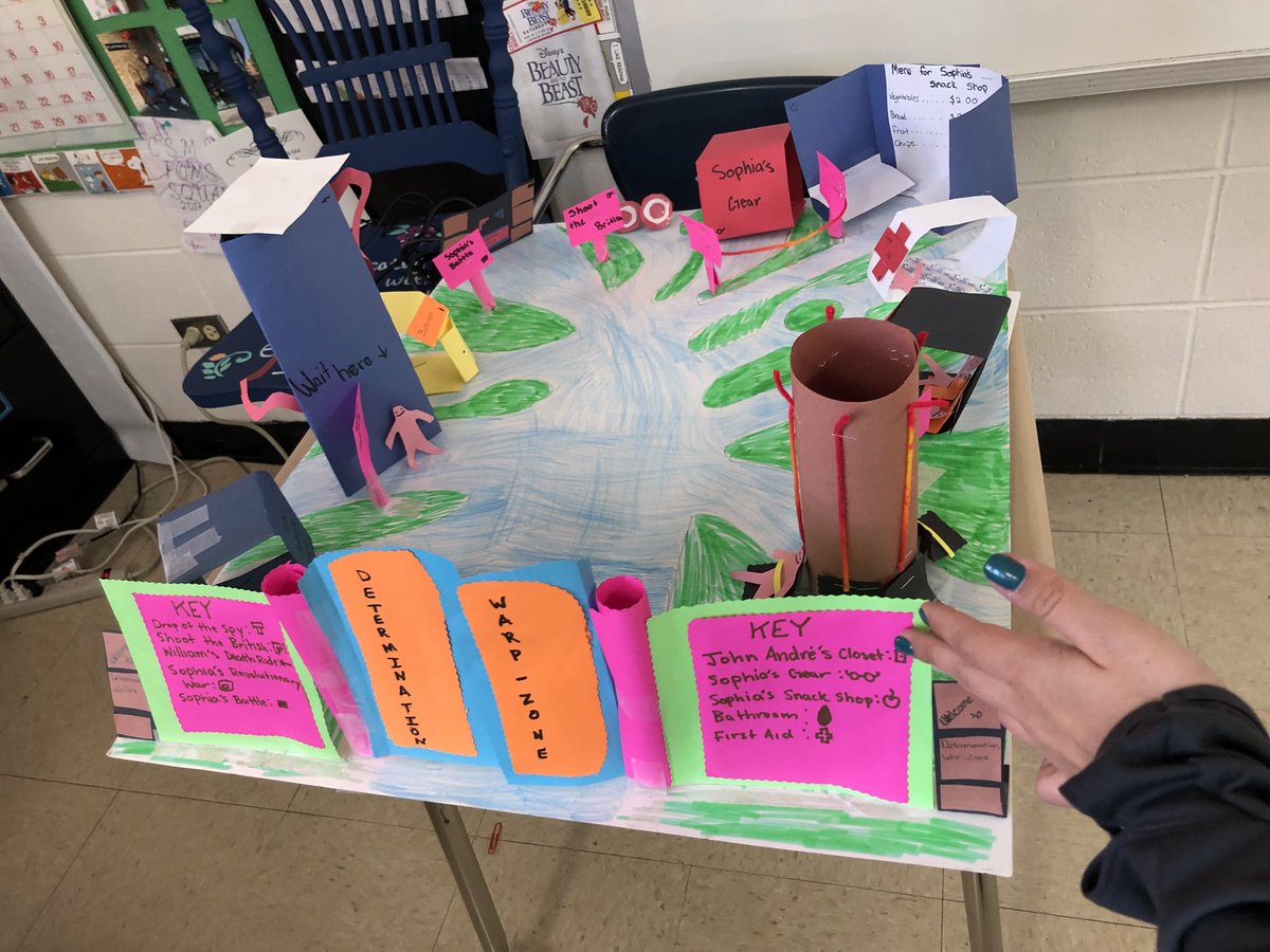 Check out these AMAZING literary theme parks that my students made! We explored plot, theme, and characterization of our lit circle novels AND got the opportunity to be creative and hands-on! #d75learns <a href="/csmstigers/">CSMS Tigers</a>