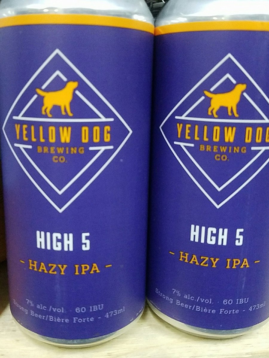 #yyc #Calgary 
#yellowdog 
#high5 #hazyipa 
Hazy is the new iPa
#doglovers 
#Craftbeer 
#ipa
#bc