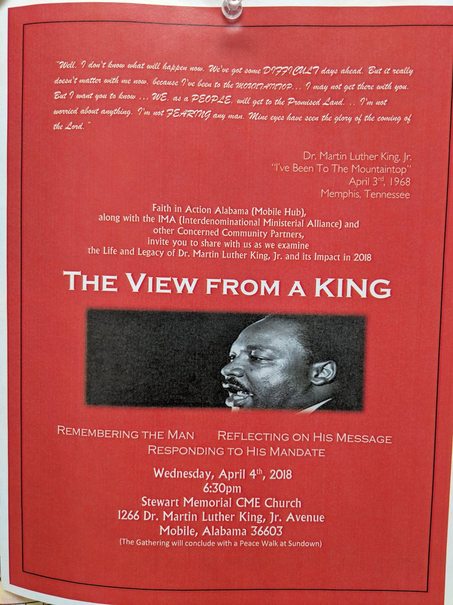 Kennedy4Alabama's tweet image. Great night reflecting on the life and legacy of Rev. Dr. Martin Luther King, Jr. #MLK50 #WeStillHaveWorkToDo