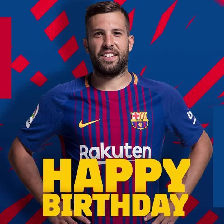 Happy birthday Jordi Alba!  