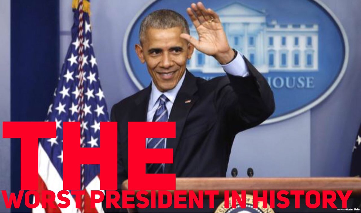 ListSatoshi_'s tweet photo. Retweet if you believe Barack Obama was the absolute WORST President in History. Not to mention, a #Traitor to the U.S.A. #ObamaGate #ISpyATraitorToTheUSA #LockHimUp https://t.co/dBohmPSQg8