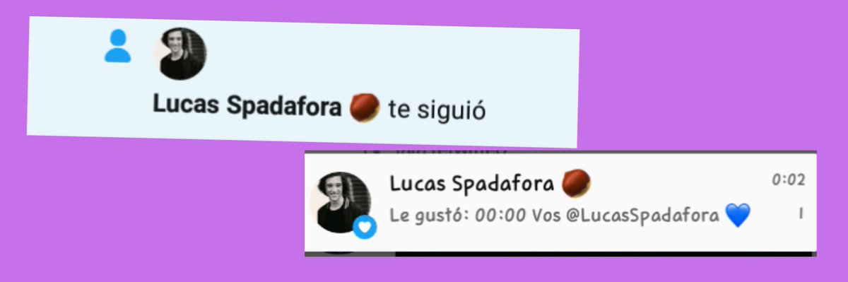 itsspadafora's tweet image. Buenas Noches Bebe Me Voy A Dormir Felizzzz Con Tu Follow 🌰😻
@LucasSpadafora