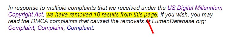 Freesiteslike.com is manipulating search results by making False DMCA Takedowns against every page that ranks above them. 

I have plenty of proofs to share. 

How do @googlewmc address such issues? Google directly removed the pages from SERP. 

<a href="/Moz/">Moz</a>  <a href="/sengineland/">Search Engine Land</a> <a href="/sewatch/">Search Engine Watch</a>
