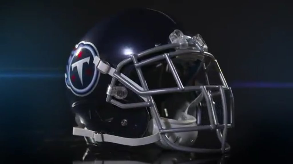 Tennessee Titans New Uniforms Including New Navy Blue Helmet