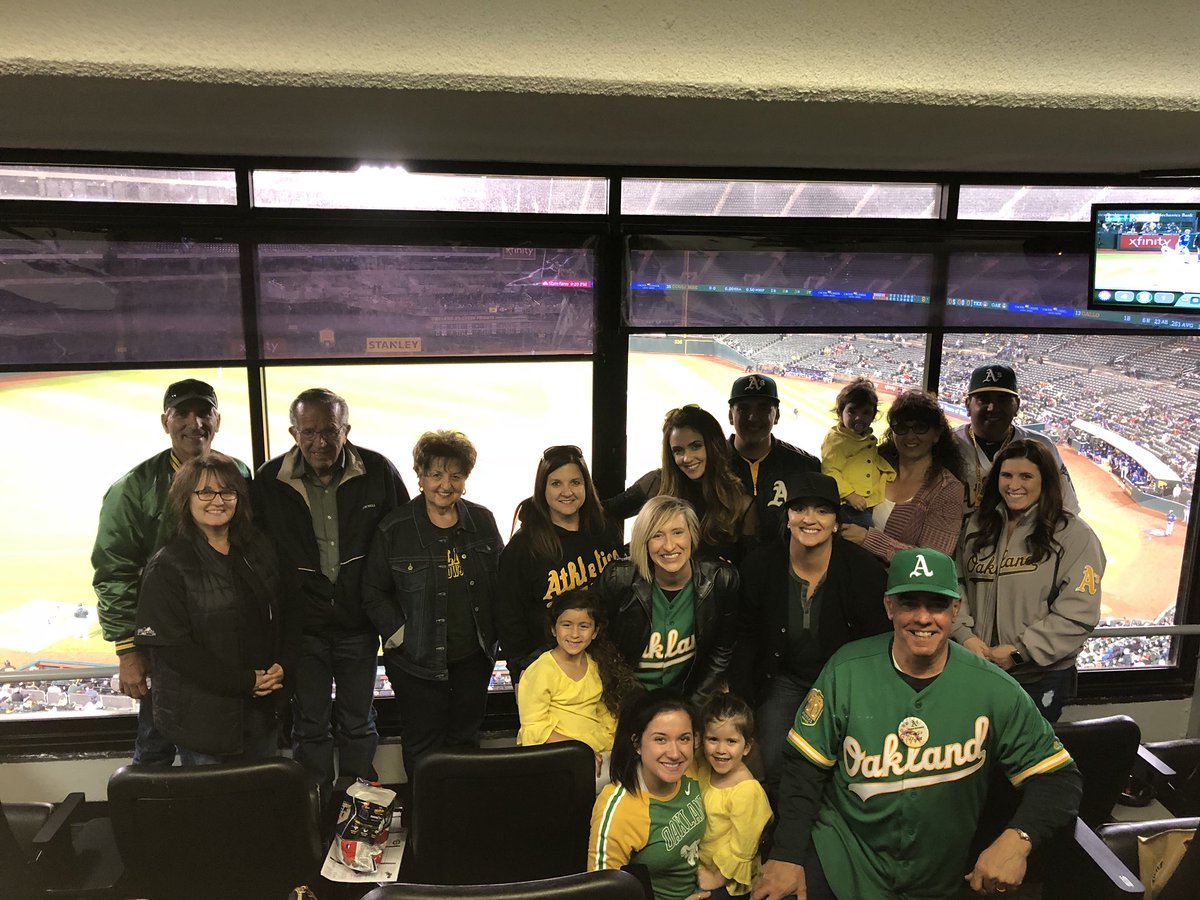 MeetTheMigs's tweet photo. Special thanks to the @Athletics for making dad’s birthday extra special this year! https://t.co/pOBVRhMgxA