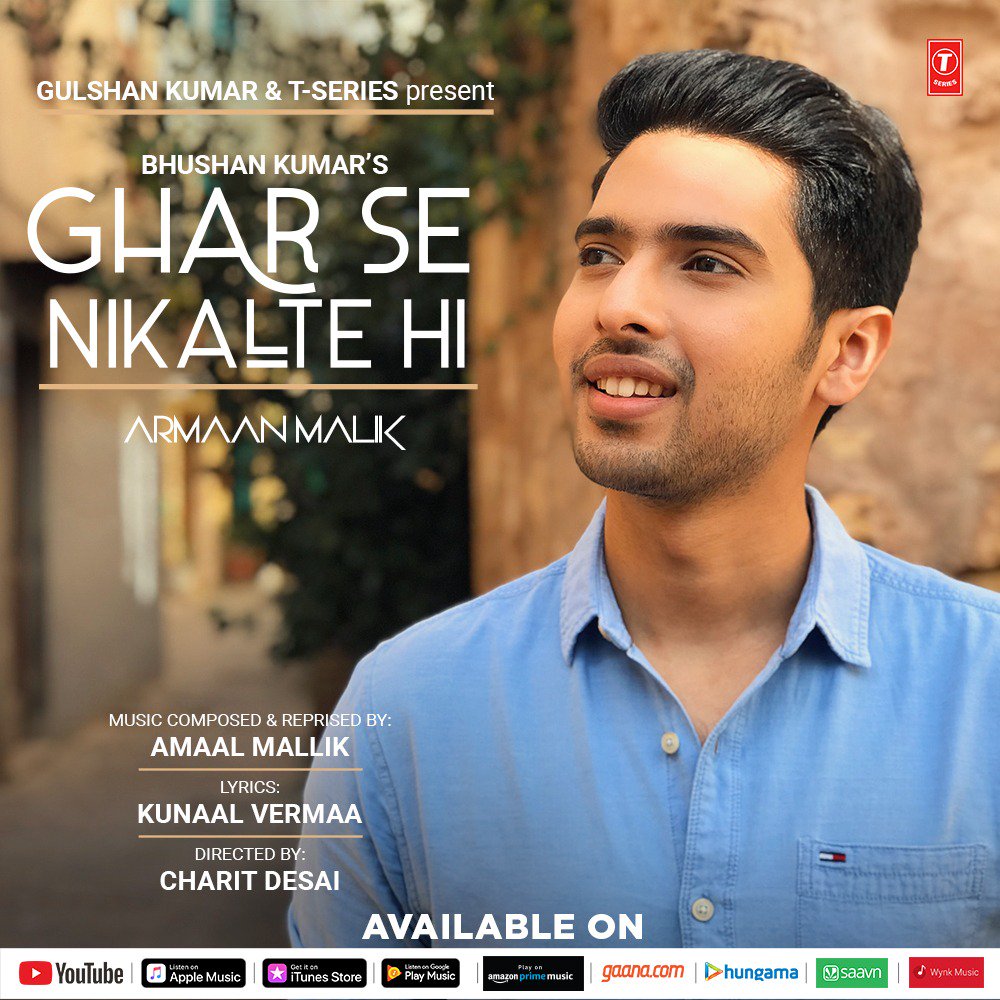 #GharSeNikalteHi now available on all your favorite streaming platforms.
Stream it now!!🎧

<a href="/AmaalMallik/">Amaal Mallik</a> <a href="/ArmaanMalik22/">ARMAAN ✦</a> <a href="/kunaalvermaa77/">KUNAAL VERMAA</a> <a href="/charitdesai/">Charit24</a> <a href="/TheActorAngel/">TheActorAngel</a> #BushanKumar