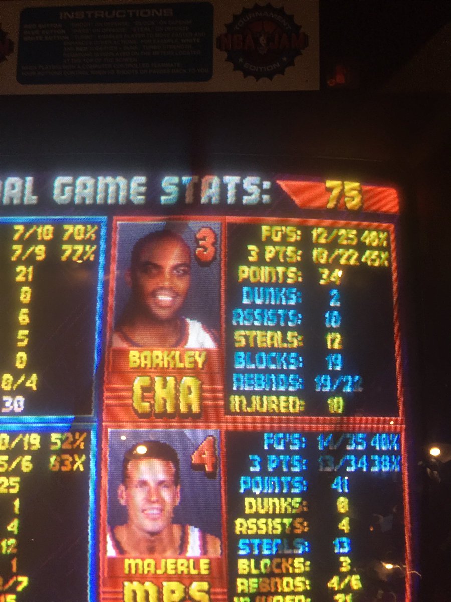 Eazyy_C's tweet photo. On this holiest of days, #NBAJamDay , your boy puts up a rare quintuple-double. Coincidence? I think not. https://t.co/WaQ99b4vrD