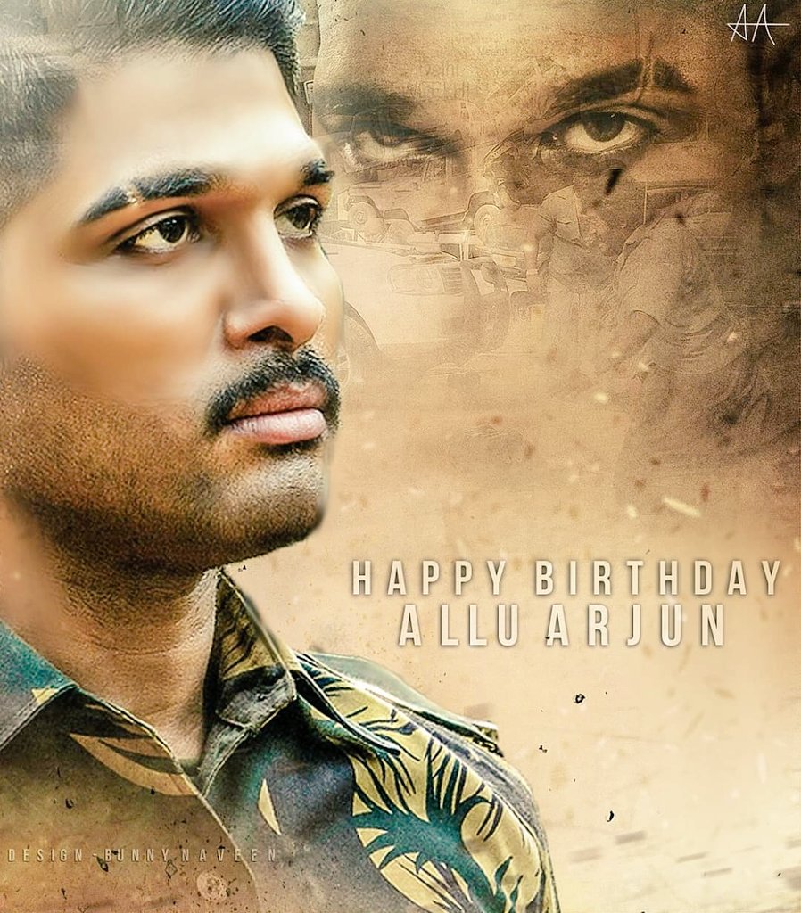 Happy birthday Style\s hero Allu Arjun 