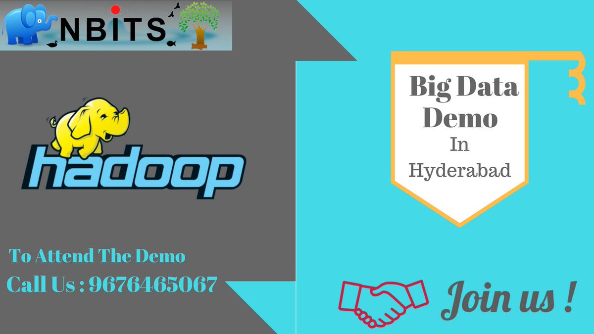coursesjobss's tweet photo. Job oriented courses in hyderabad
37 mins ยท
Hai Good Morning Friends If Anyone Want To Learn Hadoop Attend The Demo Toady 11am @ #NBITS By Real Time Faculties.
For More Info:- 9676465067
https://t.co/UMiShkwmH2 https://t.co/dI9eHjLJa4