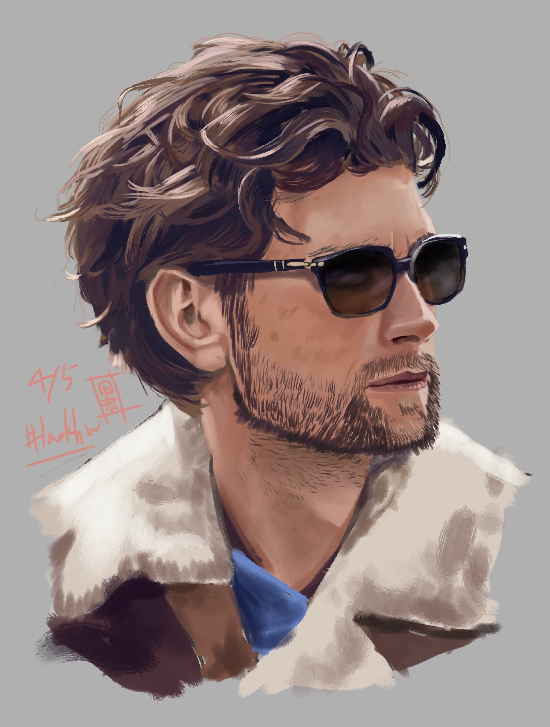 黒井ススム 人間不信アニメ化決定 今日は男性模写 こういう髪型が似合うダンディな人も描いていきたいですね Lackhw T Co Lqaelub5zp Twitter