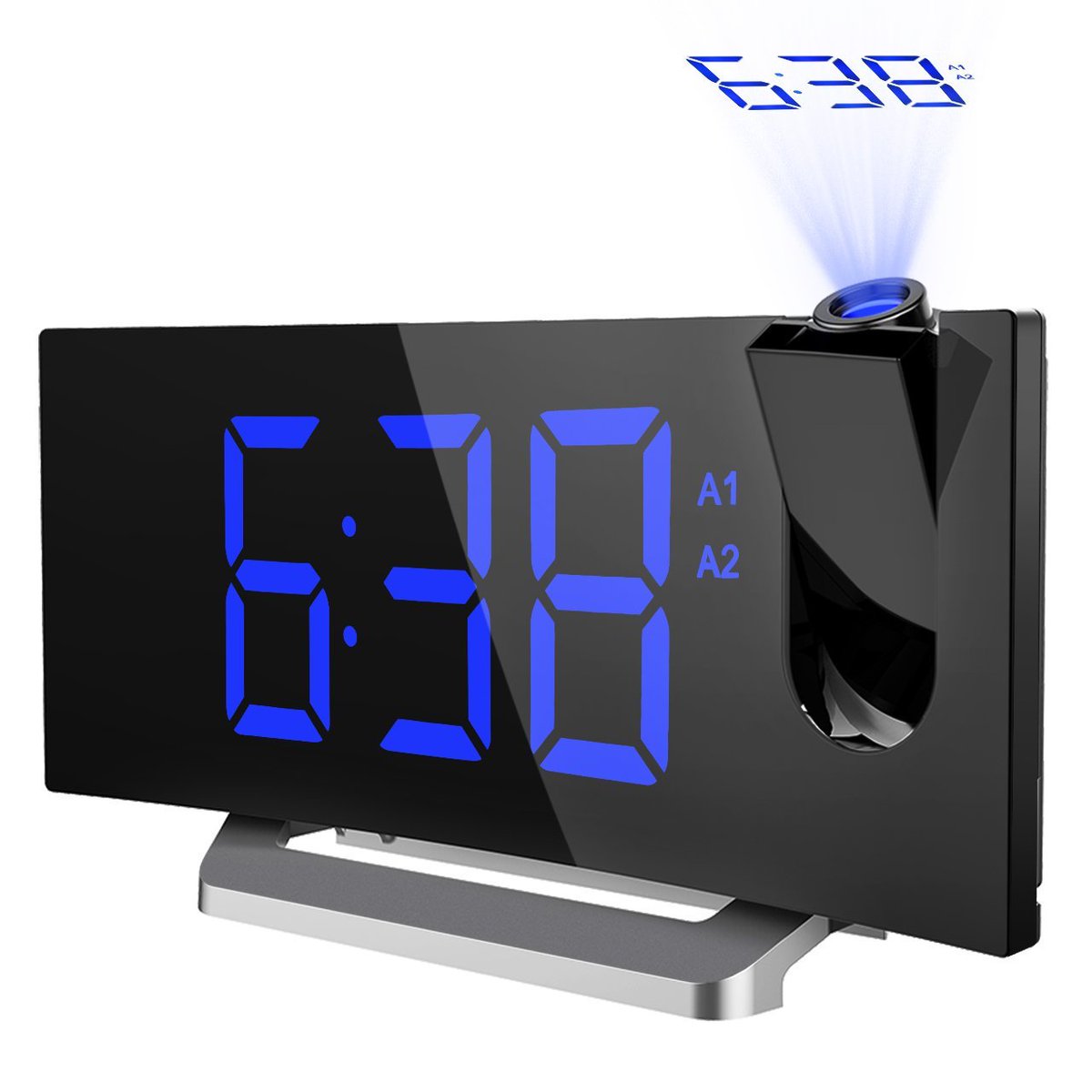 GR8ProWorkshop's tweet photo. 52% OFF #alarmclock #digital #projectionclock @amazon Digital Projection Clock, Atmoko FM Radio Alarm Clock with USB Charging Port, Dual Alarms, Snooze Function, [Curved-Screen] 5-inch Large LED Display with Dimmer,... https://t.co/pmuYKmnSsR https://t.co/LfMAuMjWPj