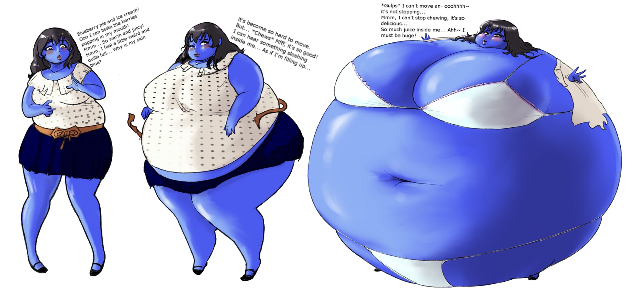 Blueberry inflation комикс