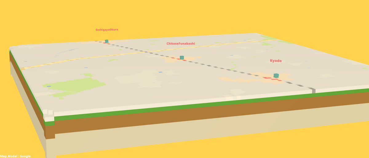 webtrainmap's tweet image. 千歳船橋駅周辺の現在の様子をお届けします。
train.utautattaro.com 

#ウェブゲージ