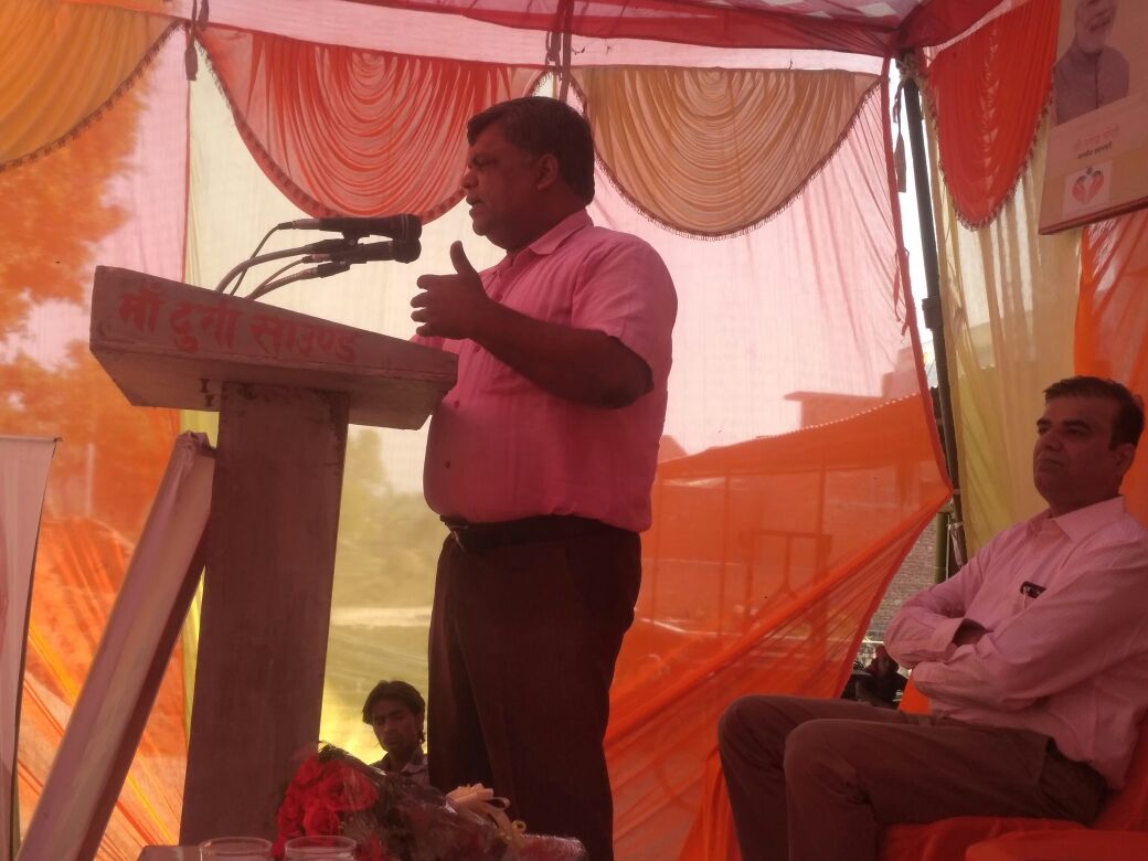 skill_anand's tweet image. A motivational speech by our honorable guest Dr. Sanjay Kumar(Kaushal Prashikchana Adhikari, B.D.O. Sandi)@ Kaushal mela.