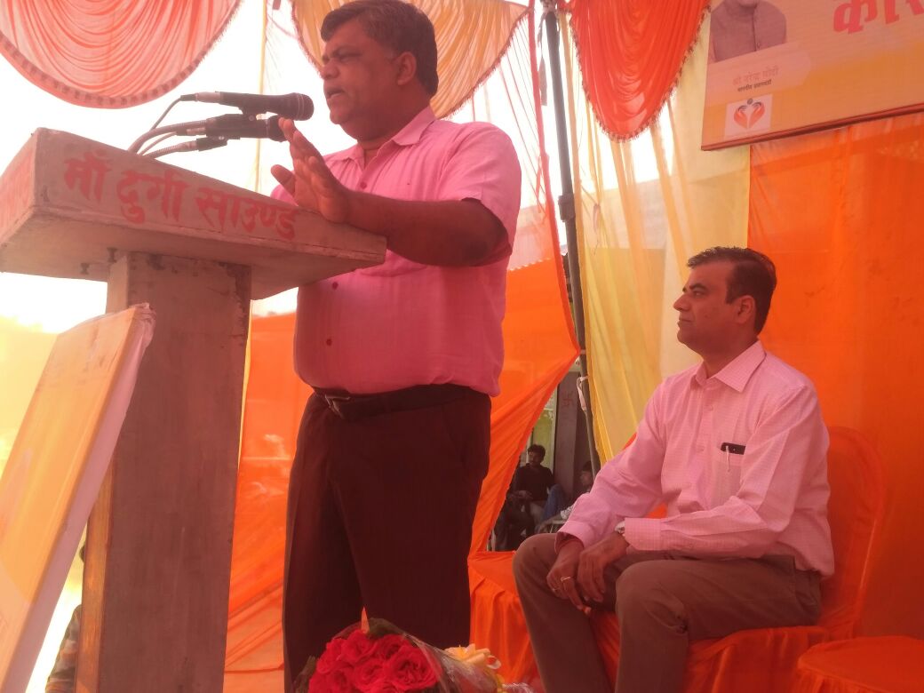 skill_anand's tweet image. A motivational speech by our honorable guest Dr. Sanjay Kumar(Kaushal Prashikchana Adhikari, B.D.O. Sandi)@ Kaushal mela.