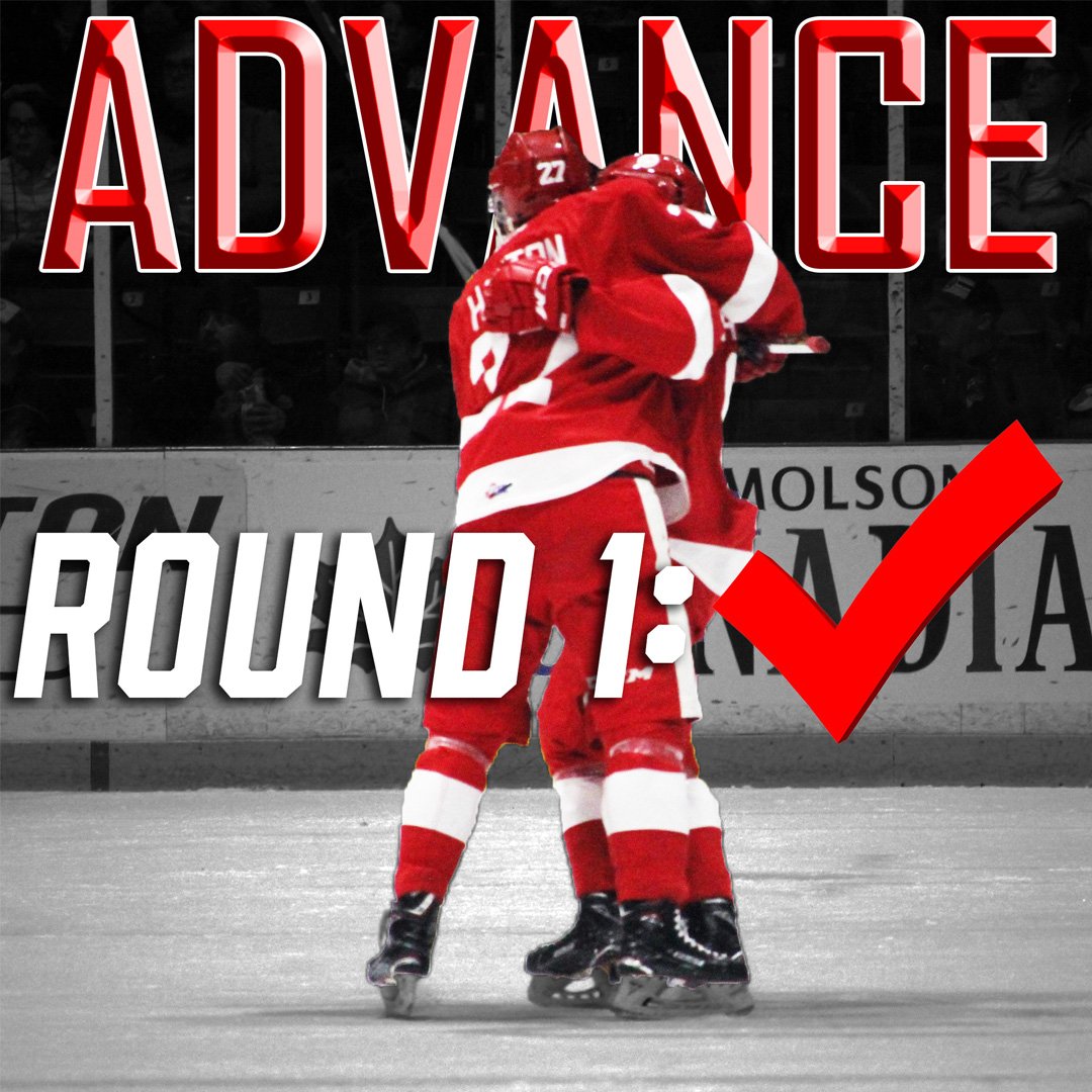 OHLHoundPower's tweet photo. Round 1: ✅ #IgniteTheNorth https://t.co/aEM1s0ycIM
