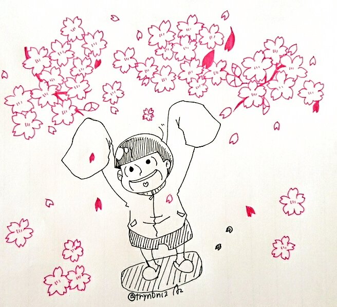一発描きチャレンジ 一発描きチャレンジ