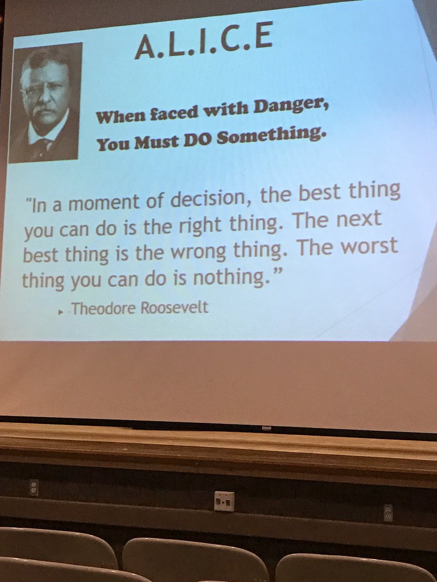 SeleneOReilly1's tweet photo. Incredible day of active shooter training. Throwing out the old school procedures like hiding under the desks &amp; learning to simply #DoSomething #ForMyKids @ZMCougars https://t.co/lPPMimv0dG