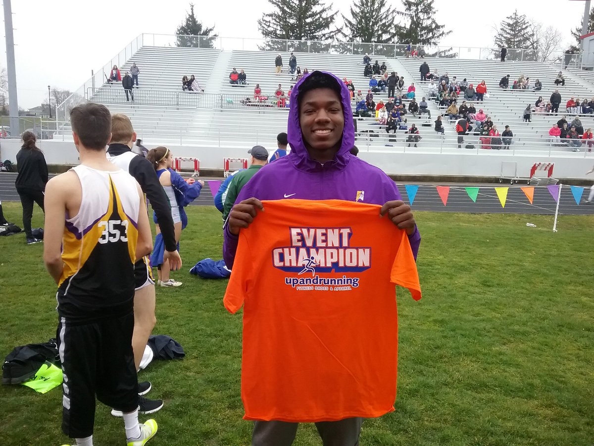 troytrack's tweet photo. Congrats to Daiton Sharp of Butler on winning the long jump and 300 hurdles at the @upandrunningOH invite! @butler_track https://t.co/H9TaSThvPm