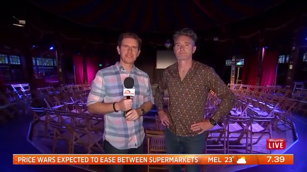 brekkytv's tweet photo. 29 MAR: @natalie_barr, @sam_armytage, @kochie_online, @MarkBeretta and @MrSamMac have the latest on #CricketAustralia on this Thursday morning's @sunriseon7 https://t.co/i2gXWRtW1y