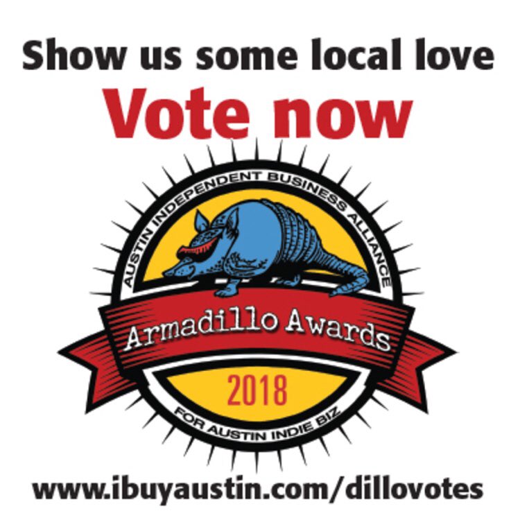 Vote TXRD in the “Soul of Austin” and “Just because we love you” categories! Voting ends April 8th. Vote local! #txrd #armadilloawards #austinshoplocal #vocalforlocal @IBuyAustin