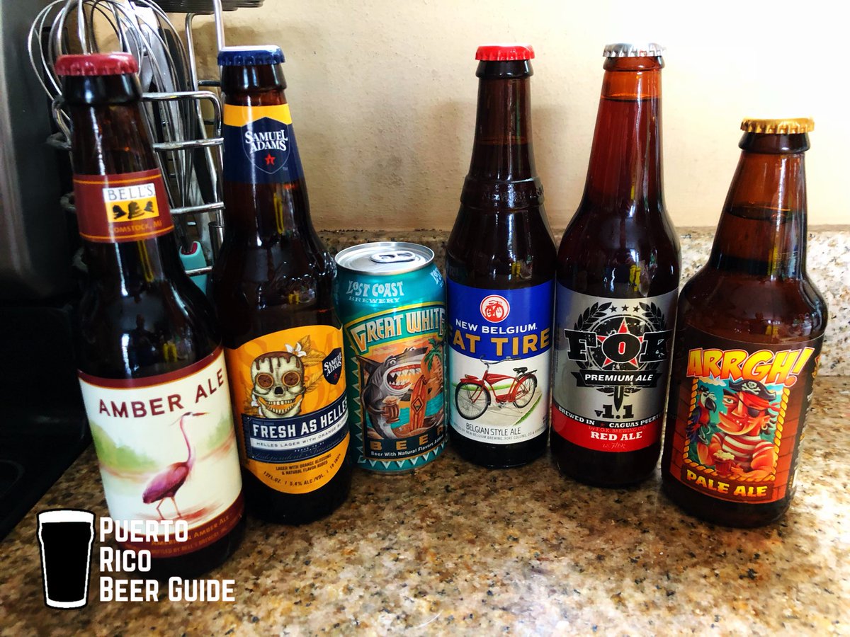 PRBeerGuide's tweet photo. Easter beer run with @BellsBrewery @lostcoastbrewer @newbelgium @SamuelAdamsBeer @fokbrewingco #puertorico #craftbeer #craftbeerlovers #beerlovers #PRBeerGuide https://t.co/ZKHDSSXHGS