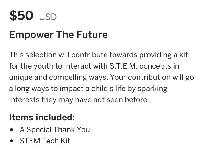 AgbaraLife's tweet image. Its even HARDER to learn when you don&apos;t have the materials. With your support of $50 you&apos;ll be providing a #TechKit  to 💥spark💥 the youngin&apos;s minds and future