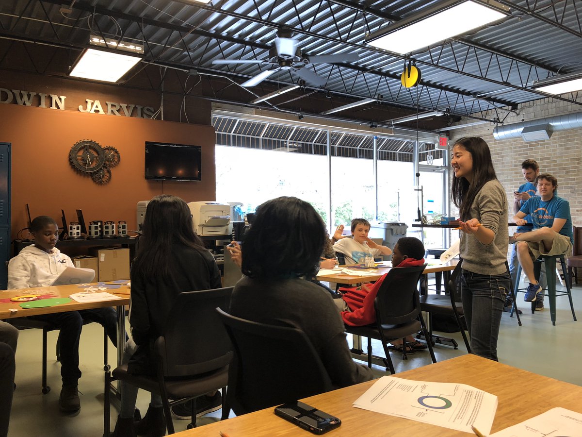 EmoryiGEM's tweet photo. A few members of our iGEM team organized a workshop for local middle school students. We had a great time talking about how we can use bacteria and plasmids to solve real world problems! https://t.co/wdMaKc9j9O